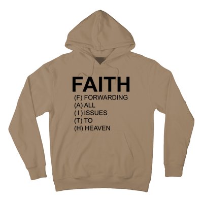 Faith Prayer Quote Hoodie