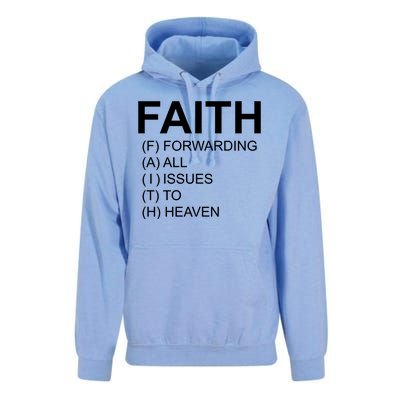 Faith Prayer Quote Unisex Surf Hoodie