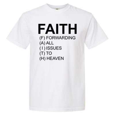 Faith Prayer Quote Garment-Dyed Heavyweight T-Shirt