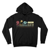 Funny Pickleball Queen Pickleball Player Dink Retro Tall Hoodie