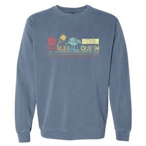 Funny Pickleball Queen Pickleball Player Dink Retro Garment-Dyed Sweatshirt