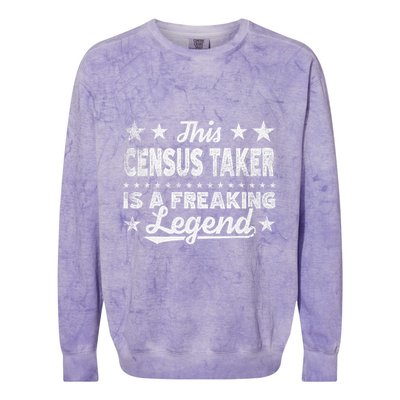Funny Profession Quote Calibration Technician Colorblast Crewneck Sweatshirt