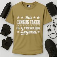Funny Profession Quote Calibration Technician Cooling Performance Crew T-Shirt