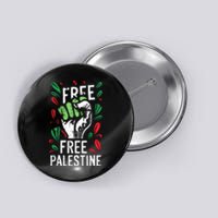 free palestine quote a raise hand design a Save Gaza vintage Button