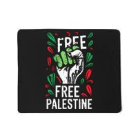 free palestine quote a raise hand design a Save Gaza vintage Mousepad