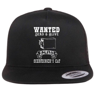 Funny Physics Quantum Mechanics Science Joke Gift Flat Bill Trucker Hat