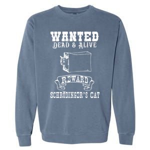 Funny Physics Quantum Mechanics Science Joke Gift Garment-Dyed Sweatshirt