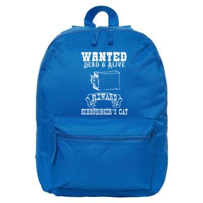 Funny Physics Quantum Mechanics Science Joke Gift 16 in Basic Backpack