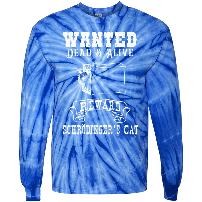 Funny Physics Quantum Mechanics Science Joke Gift Tie-Dye Long Sleeve Shirt