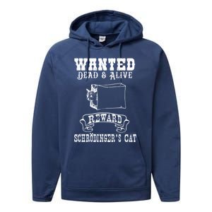 Funny Physics Quantum Mechanics Science Joke Gift Performance Fleece Hoodie