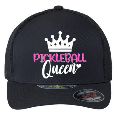 Funny Pickleball Queen Graphic For Wo Pickleball Player Flexfit Unipanel Trucker Cap