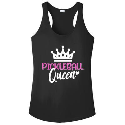 Funny Pickleball Queen Graphic For Wo Pickleball Player Ladies PosiCharge Competitor Racerback Tank