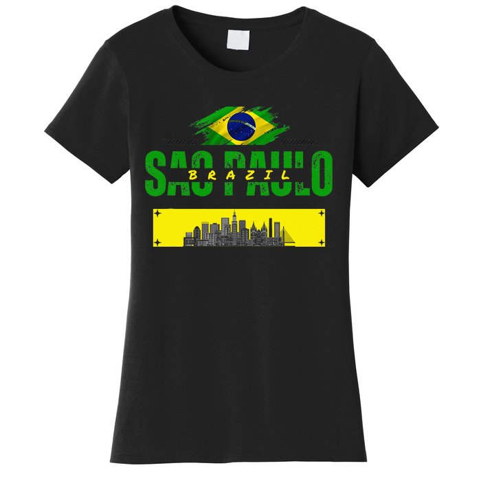 Funnysao Paulo Quote Custom Sao Paulo Brasil Women's T-Shirt