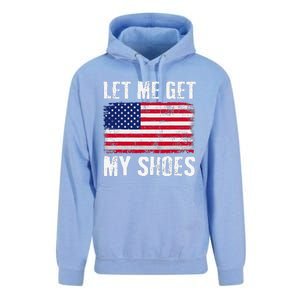 Funny Politics Quote Let Me Get My Shoes President Saying Unisex Surf Hoodie