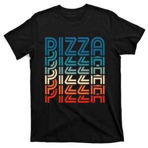 Funny Pizza Retro Carb Pizza Lover Foodie T-Shirt