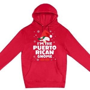 Funny Puerto Rican Gnome Family Matching Group Christmas Premium Pullover Hoodie