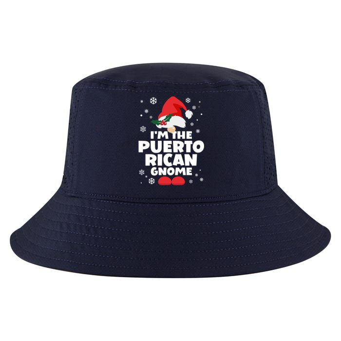 Funny Puerto Rican Gnome Family Matching Group Christmas Cool Comfort Performance Bucket Hat