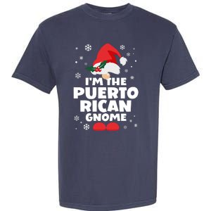 Funny Puerto Rican Gnome Family Matching Group Christmas Garment-Dyed Heavyweight T-Shirt