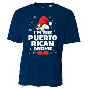 Funny Puerto Rican Gnome Family Matching Group Christmas Cooling Performance Crew T-Shirt