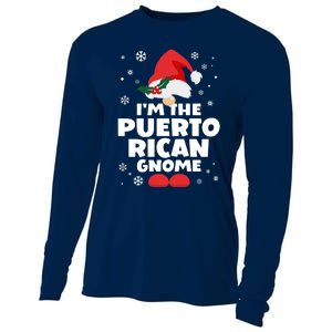 Funny Puerto Rican Gnome Family Matching Group Christmas Cooling Performance Long Sleeve Crew