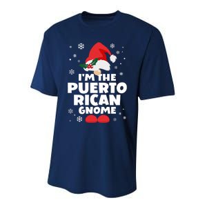 Funny Puerto Rican Gnome Family Matching Group Christmas Performance Sprint T-Shirt