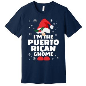 Funny Puerto Rican Gnome Family Matching Group Christmas Premium T-Shirt