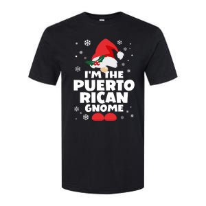 Funny Puerto Rican Gnome Family Matching Group Christmas Softstyle CVC T-Shirt