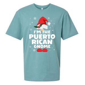 Funny Puerto Rican Gnome Family Matching Group Christmas Sueded Cloud Jersey T-Shirt