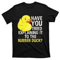 Funny Programmer Rubber Duck Debugging T-Shirt