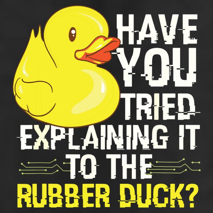 Funny Programmer Rubber Duck Debugging Crop Fleece Hoodie