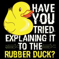 Funny Programmer Rubber Duck Debugging Tie-Dye T-Shirt