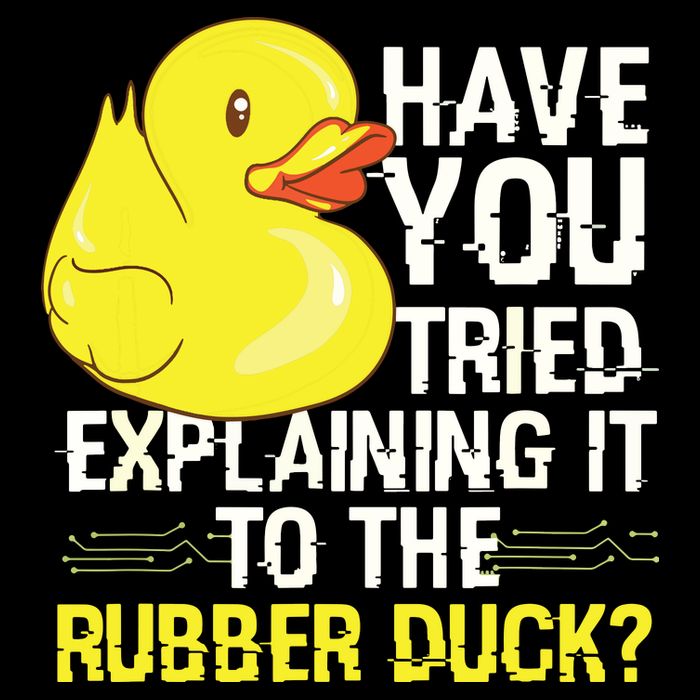 Funny Programmer Rubber Duck Debugging Tie-Dye T-Shirt