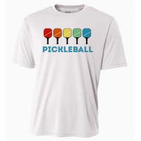 Funny Pickleball Retro Vintage Cooling Performance Crew T-Shirt