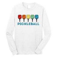 Funny Pickleball Retro Vintage Long Sleeve Shirt