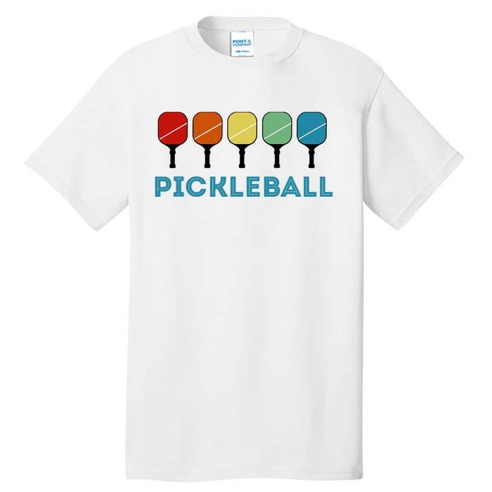 Funny Pickleball Retro Vintage Tall T-Shirt