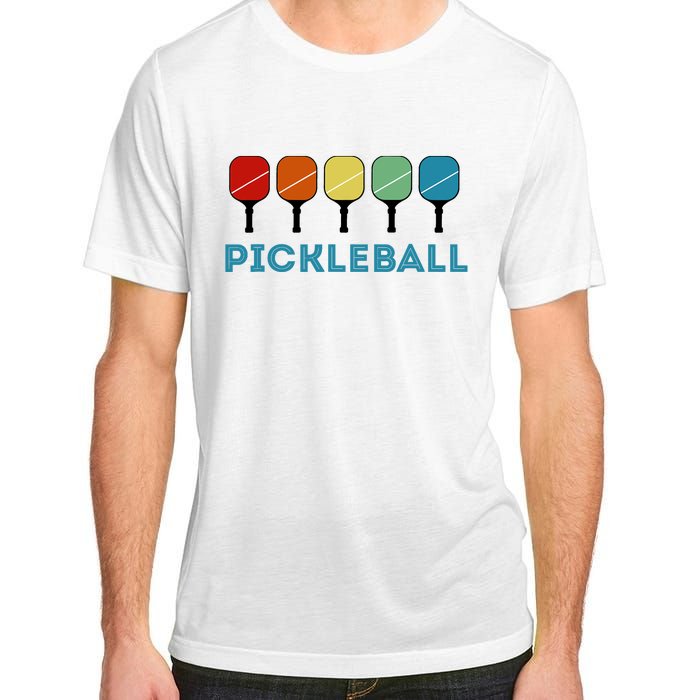 Funny Pickleball Retro Vintage Adult ChromaSoft Performance T-Shirt