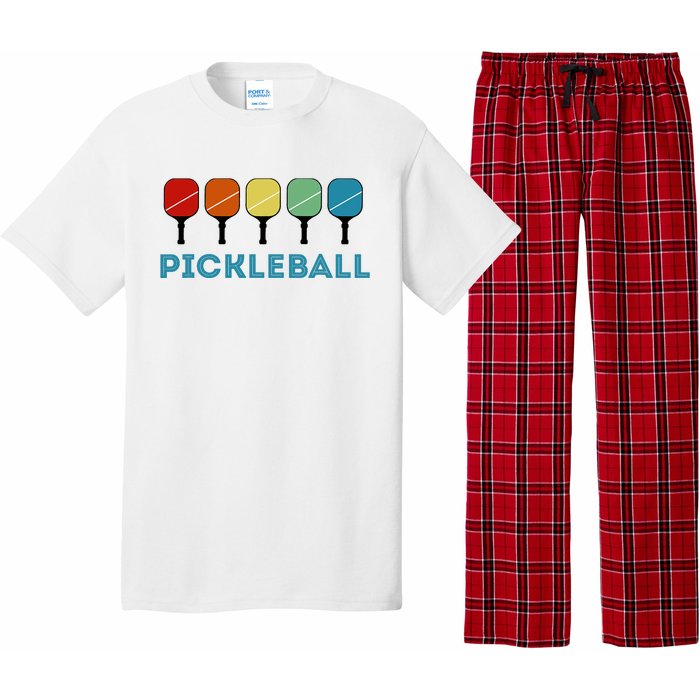 Funny Pickleball Retro Vintage Pajama Set