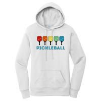 Funny Pickleball Retro Vintage Women's Pullover Hoodie