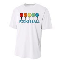 Funny Pickleball Retro Vintage Performance Sprint T-Shirt