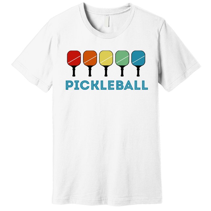 Funny Pickleball Retro Vintage Premium T-Shirt