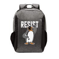 Funny Penguin Resist Penguins Protest Against Tariffs Vector Backpack