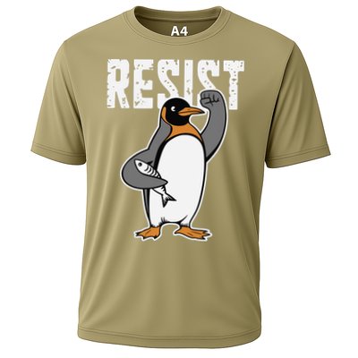 Funny Penguin Resist Penguins Protest Against Tariffs Performance Shirt