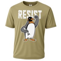 Funny Penguin Resist Penguins Protest Against Tariffs Performance Shirt