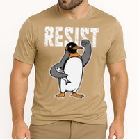 Funny Penguin Resist Penguins Protest Against Tariffs Performance Shirt