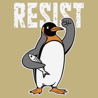 Funny Penguin Resist Penguins Protest Against Tariffs Performance Shirt