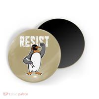 Funny Penguin Resist Penguins Protest Against Tariffs Magnet