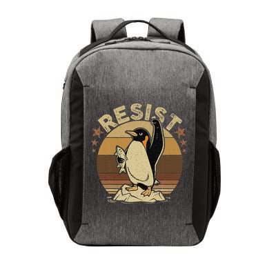 Funny Penguin Resist Penguins Protest Against Tariffs Vector Backpack