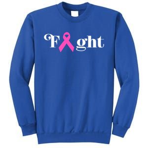 Fight Pink Ribbon Breast Cancer Gift Sweatshirt