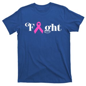 Fight Pink Ribbon Breast Cancer Gift T-Shirt