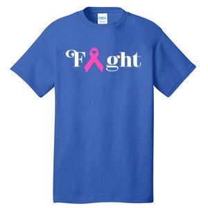 Fight Pink Ribbon Breast Cancer Gift Tall T-Shirt